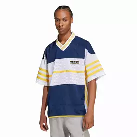 ADICOLOR ADIBREAK MESH JERSEY 'NIGHT INDIGO/WHITE/BOLD GOLD'