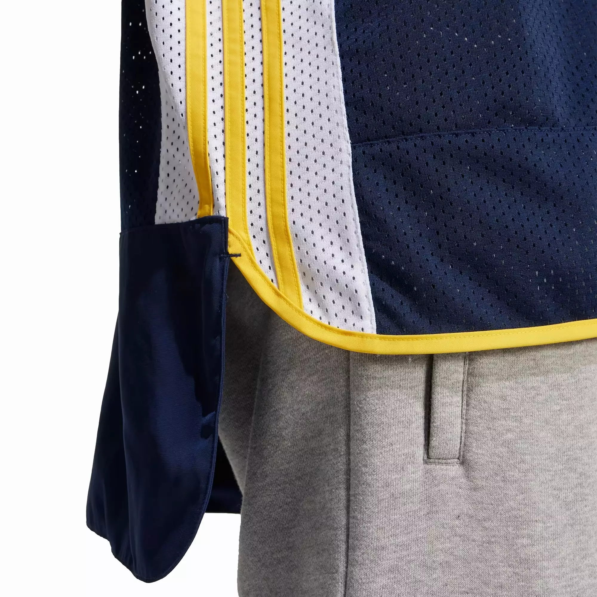 ADICOLOR ADIBREAK MESH JERSEY 'NIGHT INDIGO/WHITE/BOLD GOLD'