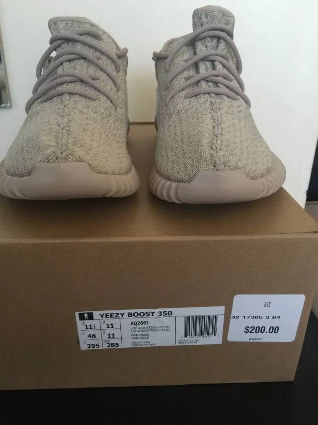 Adidas Yeezy Tan Oxford 350 Boost Size 9.5 & 11.5