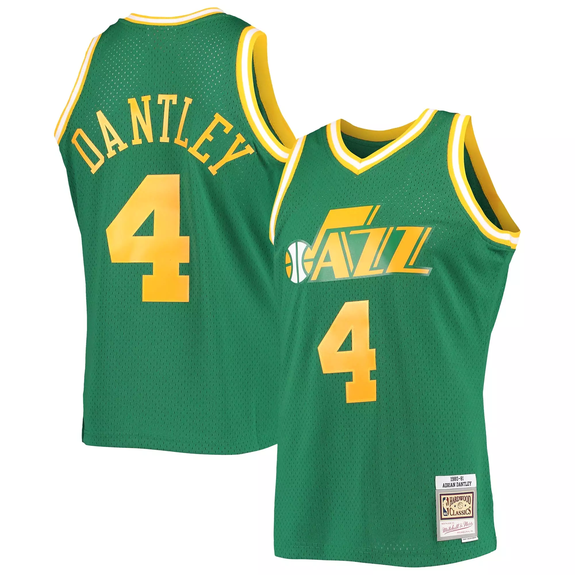 Adrian Dantley Utah Jazz Mitchell & Ness Hardwood Classics Swingman Jersey - Green