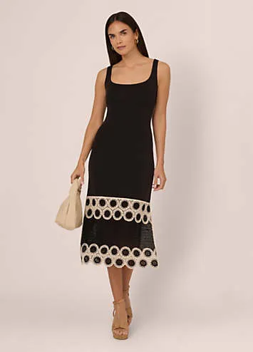 Adrianna by Adrianna Papell Crochet Sheath Dress by Adrianna Papell | Look Again