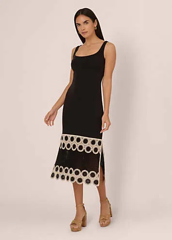 Adrianna by Adrianna Papell Crochet Sheath Dress by Adrianna Papell | Look Again