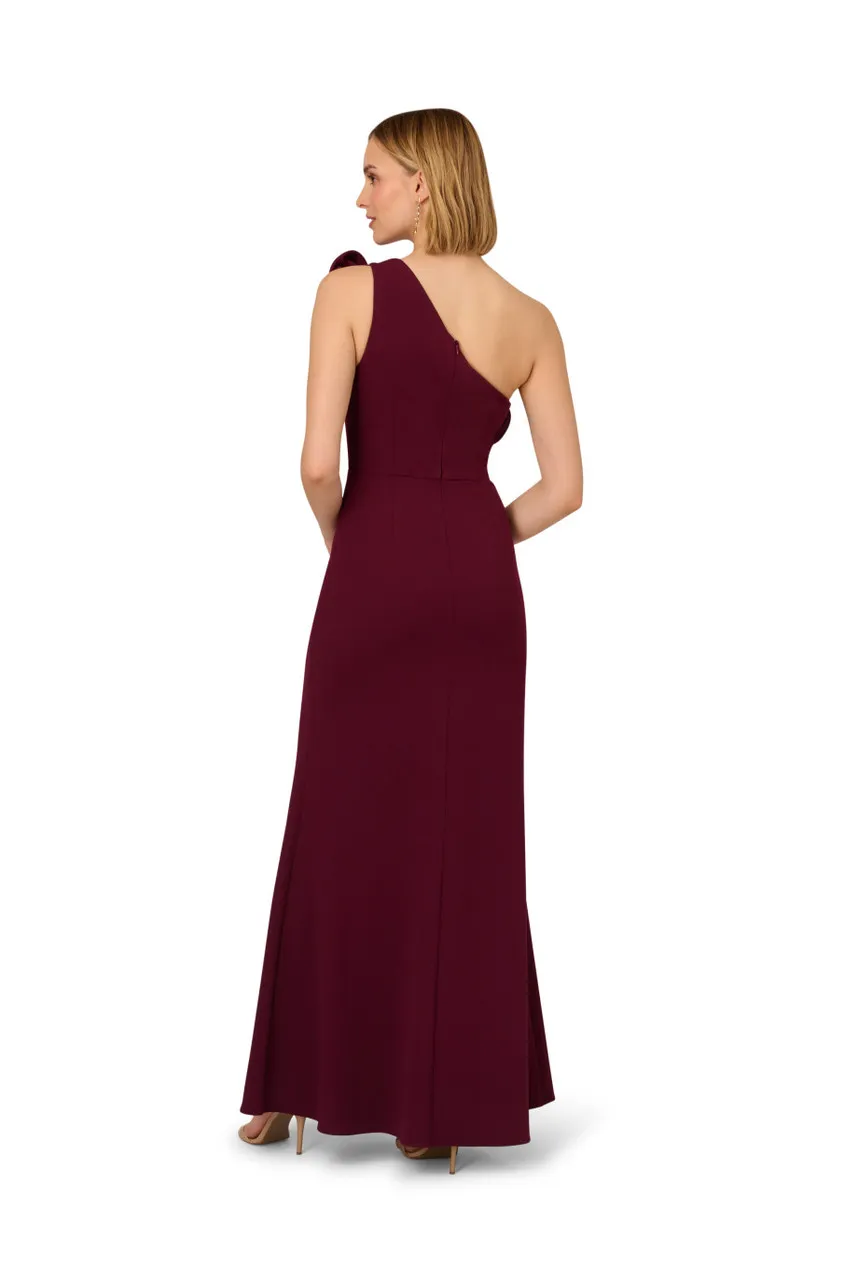 ADRIANNA PAPELL One shoulder mermaid gown -                         -                     -                