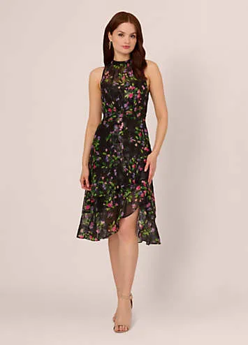 Adrianna Papell Printed Halter Dress | Grattan