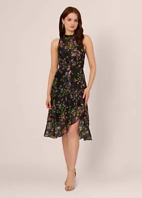 Adrianna Papell Printed Halter Dress | Grattan