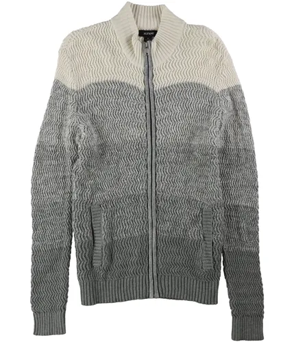 Alfani Mens Textured Ombre Cardigan Sweater