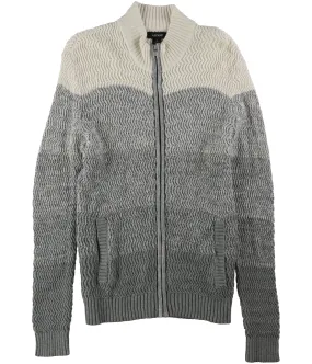 Alfani Mens Textured Ombre Cardigan Sweater