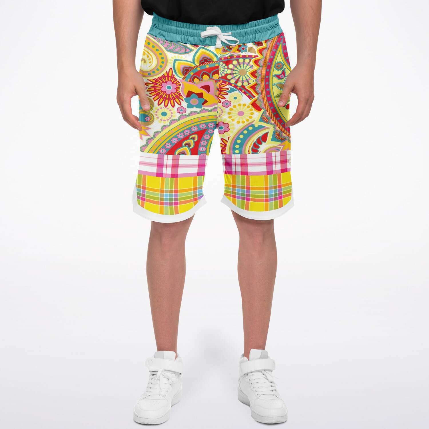 Ashbury Heights Plaid Basketball Shorts