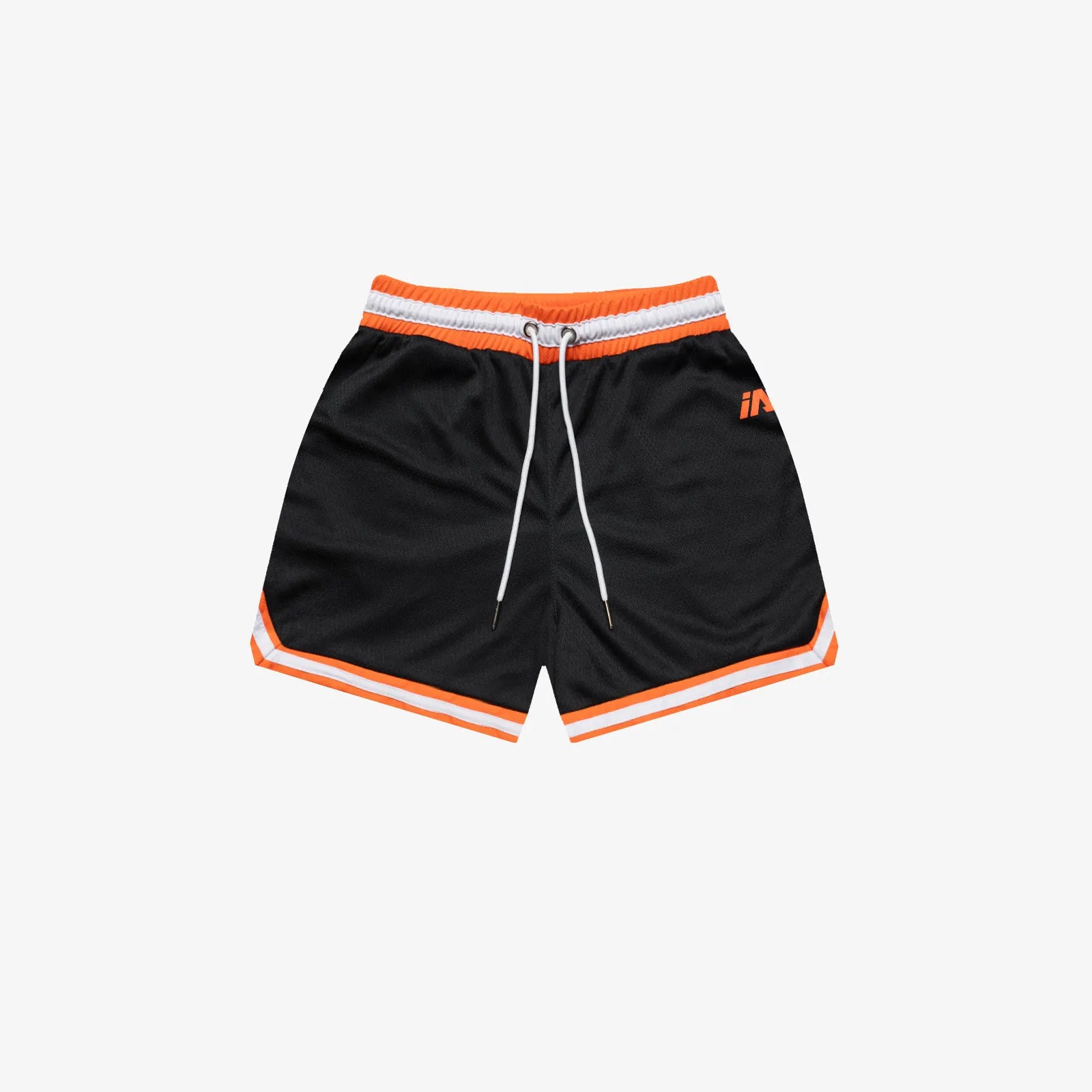 Basketball Pocket Women’s Shorts - Navy/Orange