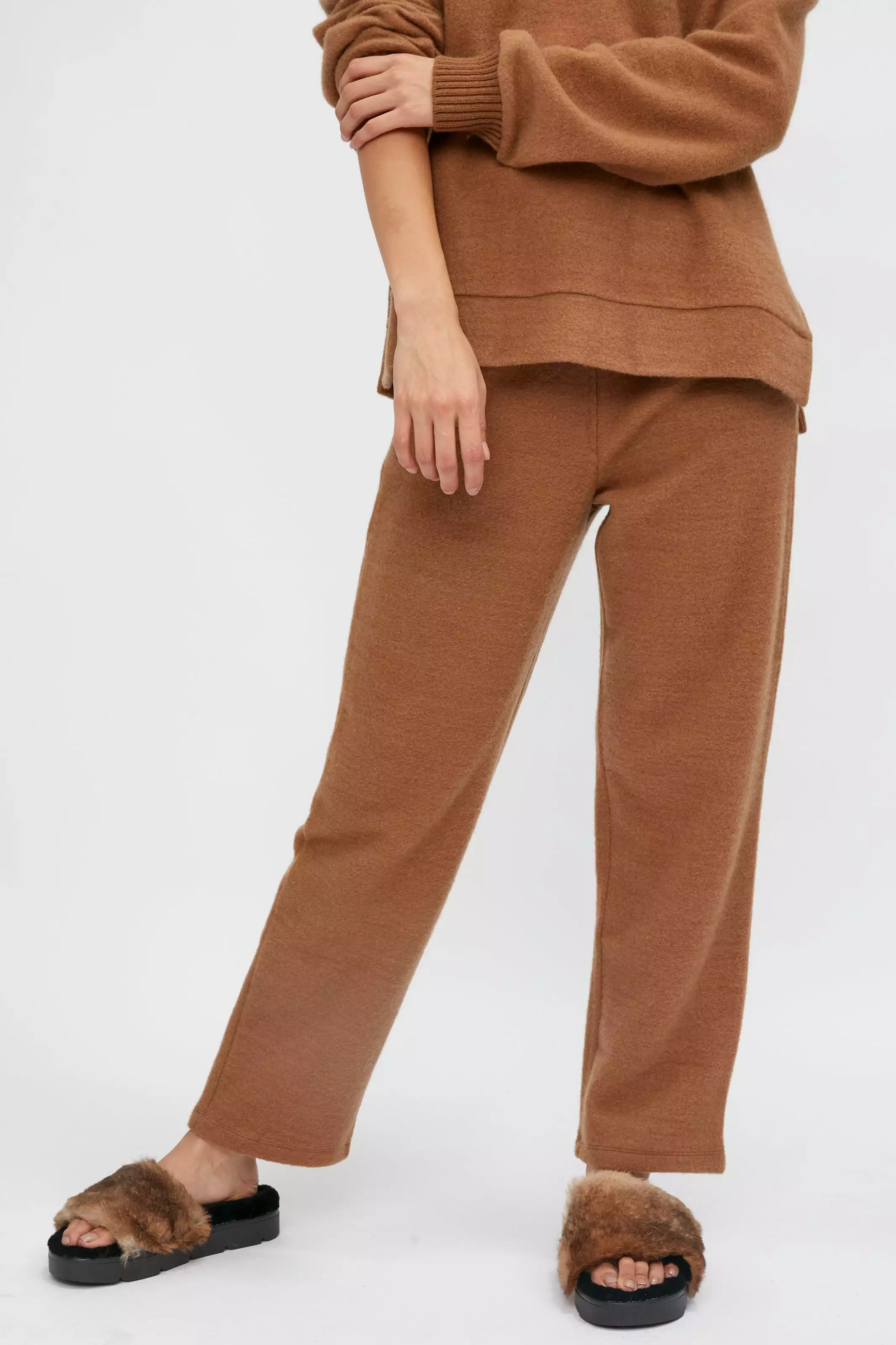 Beira Jersey Trouser Pant in Camel