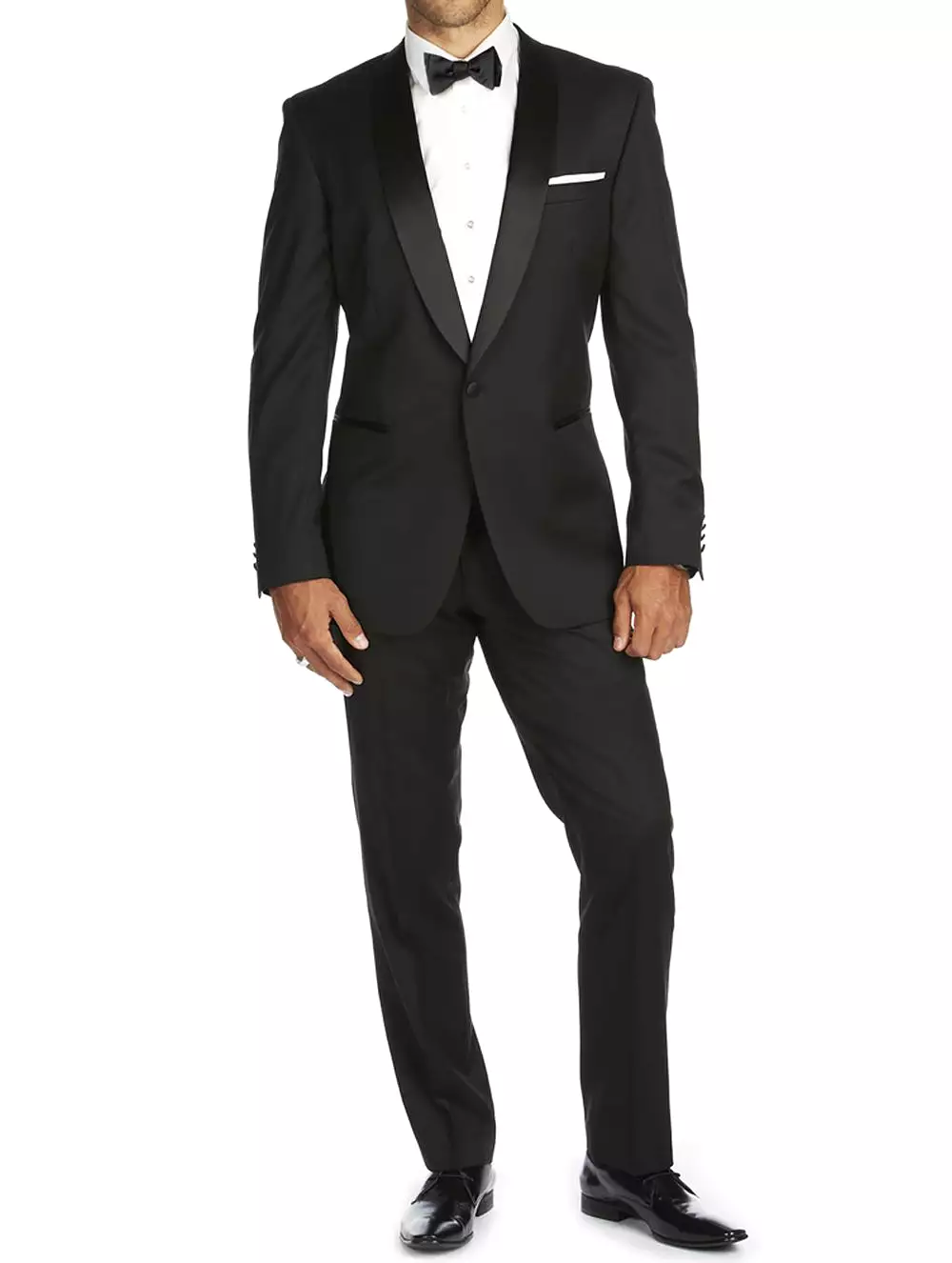 Braveman Men's Shawl Lapel Runway Tuxedo