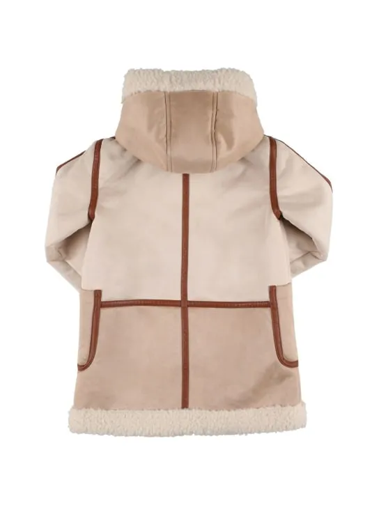 Chloé   Recycled polyester faux shearling coat 