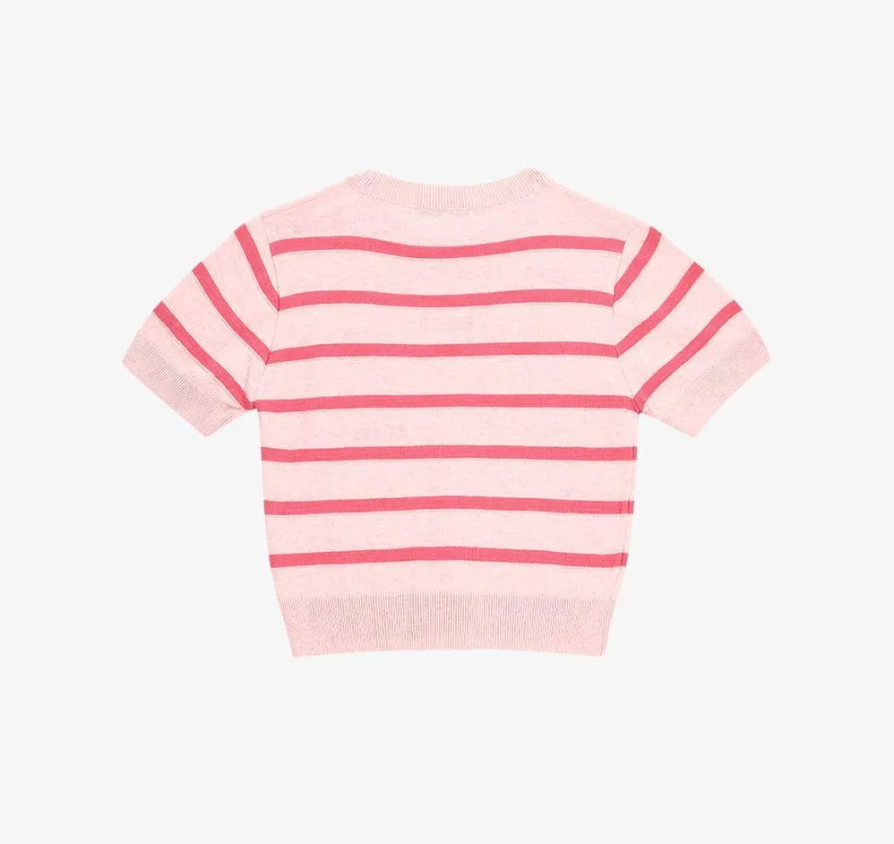 citybreeze  |Stripes Casual Style Street Style Short Sleeves