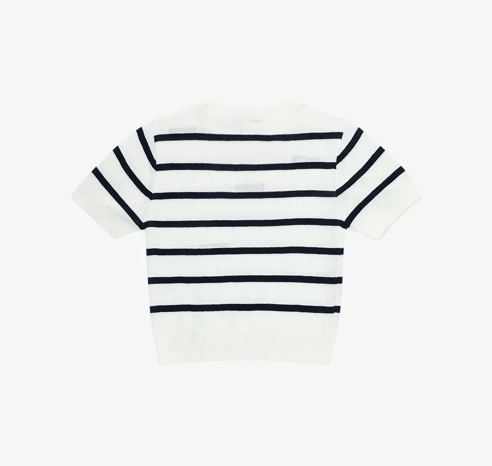 citybreeze  |Stripes Casual Style Street Style Short Sleeves