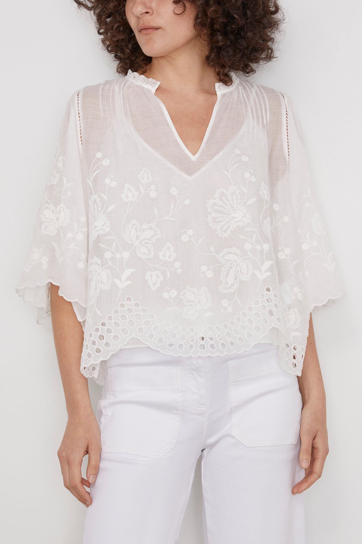 Cizia Top in Ecru