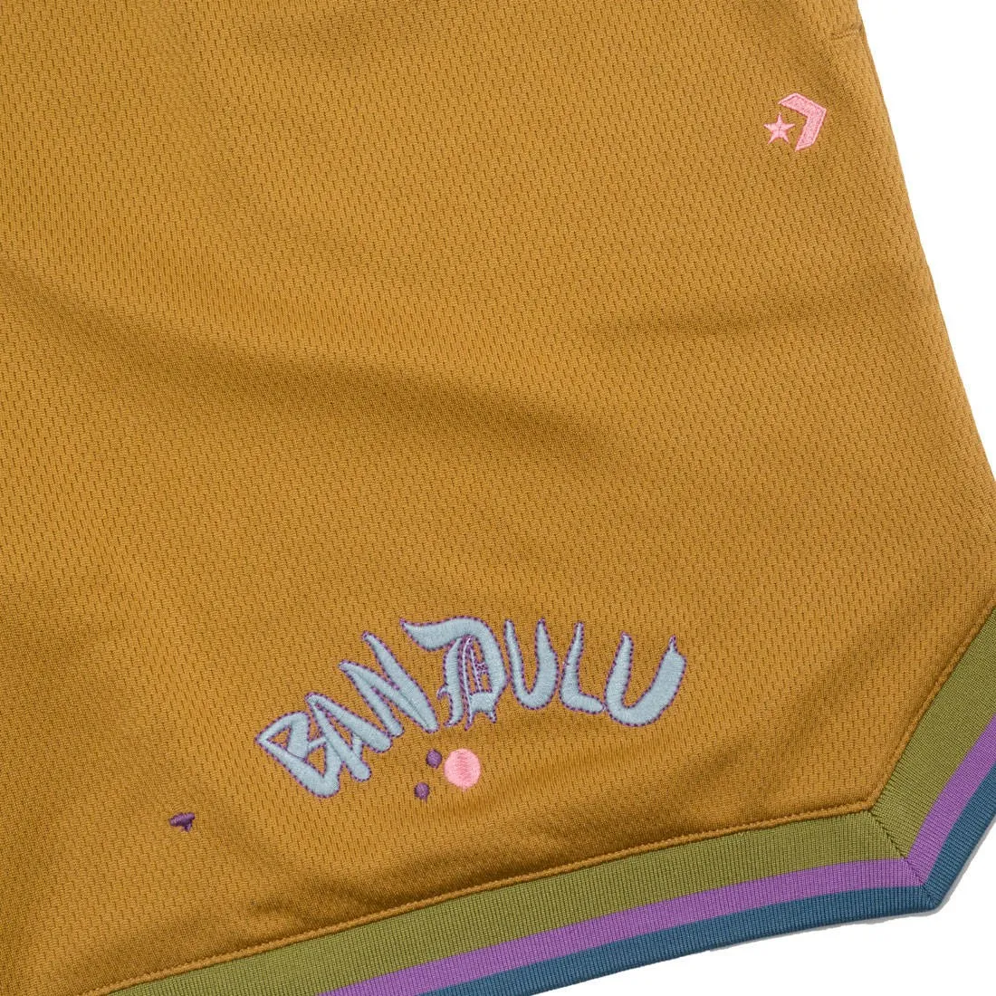 Converse x Bandulu Men Basketball Shorts (brown / wood thrush)