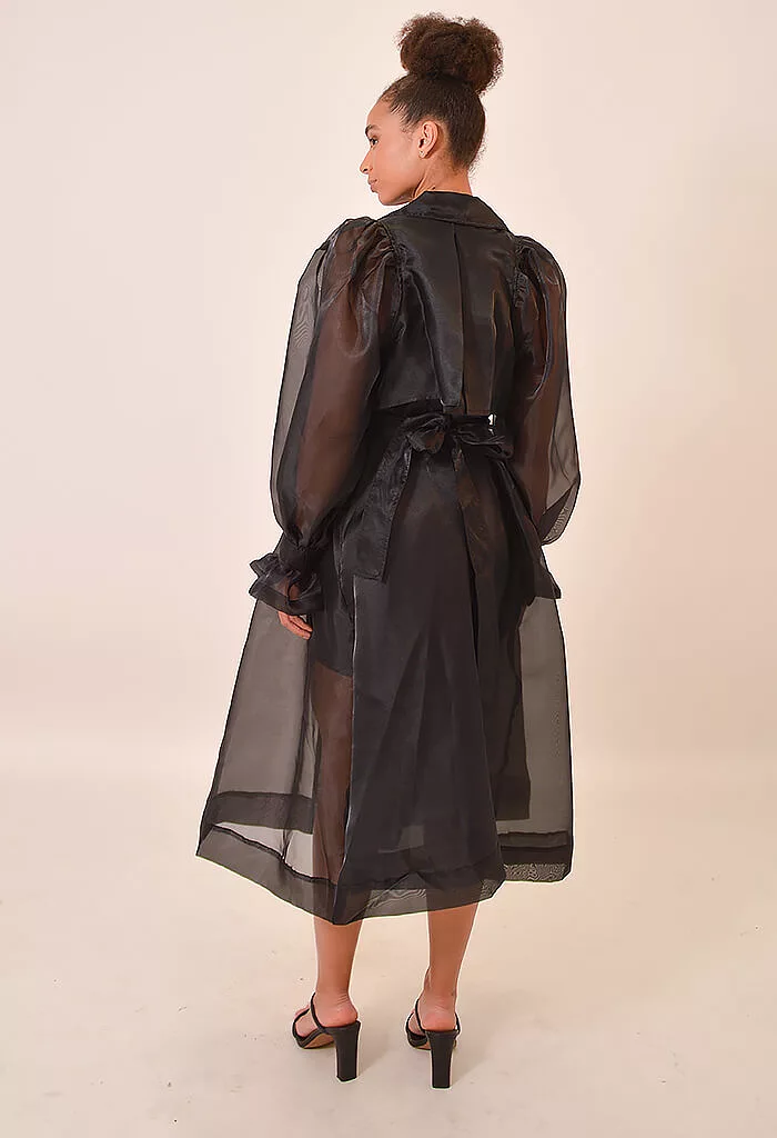 Cora Sheer Trench Coat