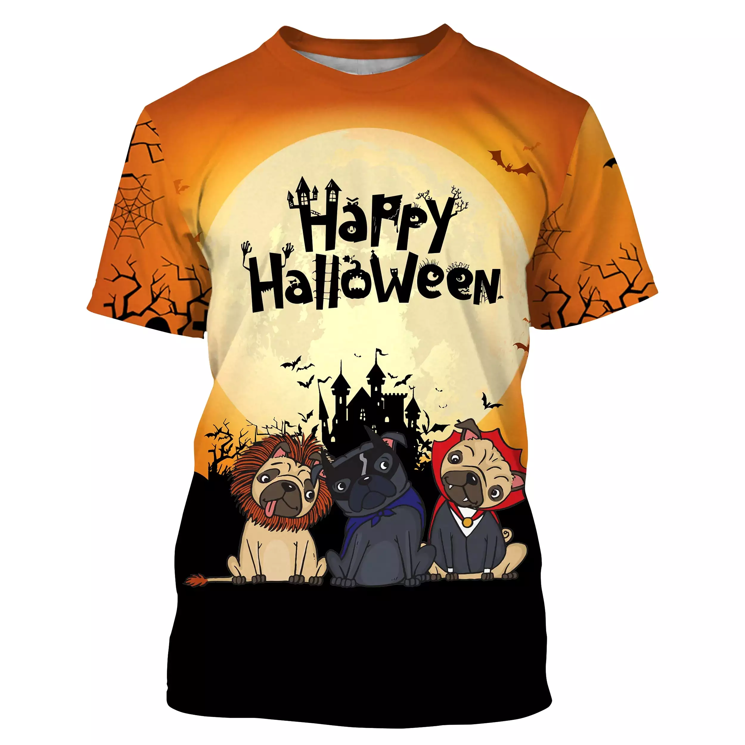 Costume Halloween Homme Femme, Happy Halloween Avec Les Chiens - CT26082237