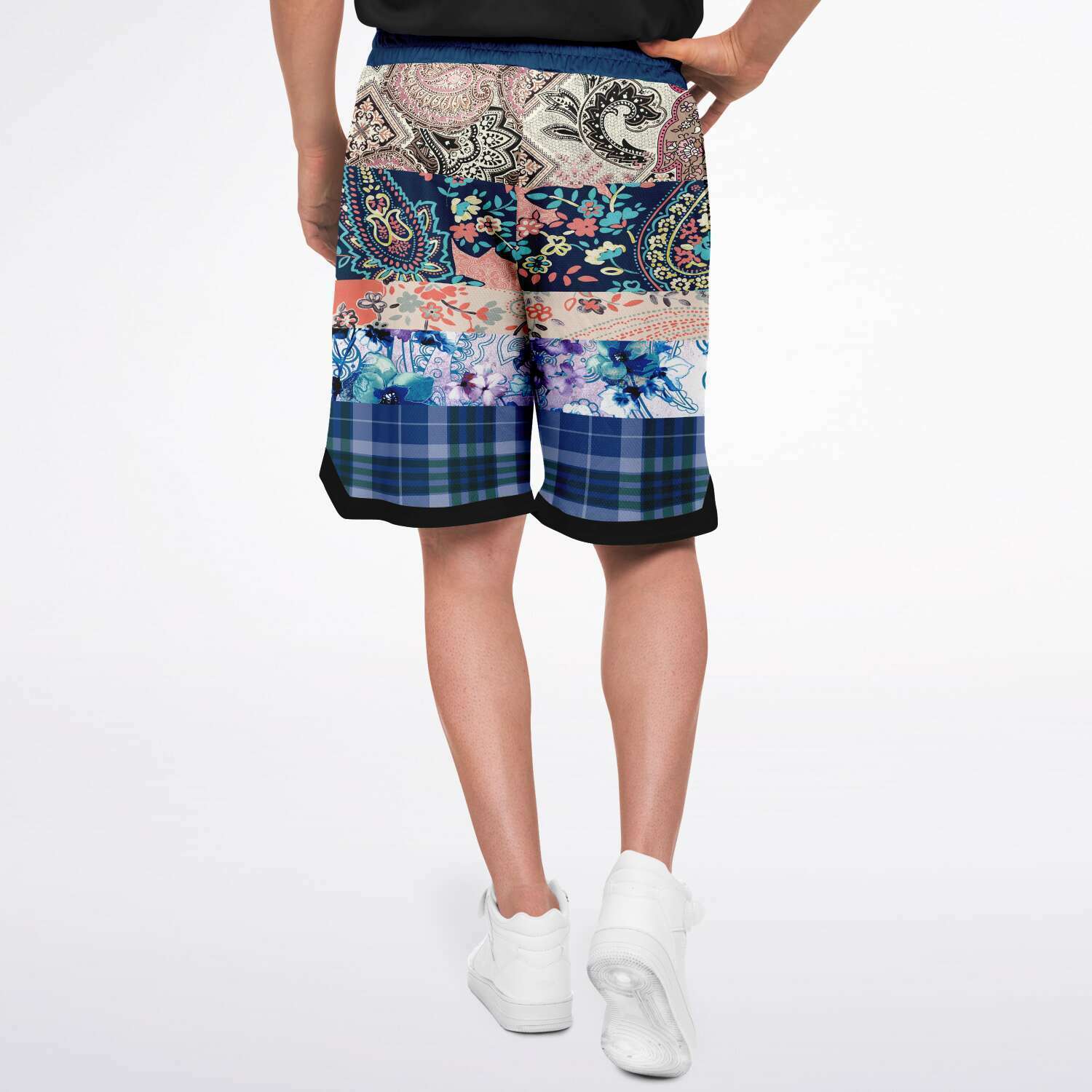 Dolores Park Paisley Basketball Shorts