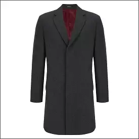 Douglas Dark Grey Bremner Tailored Overcoat<>