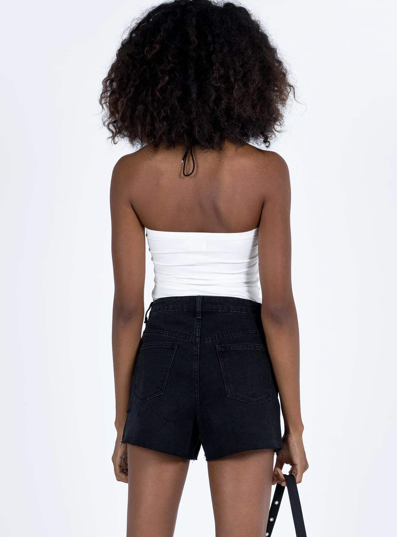 Estrella Denim Shorts Black