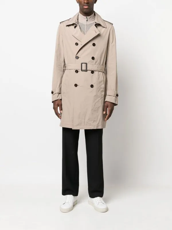 Fay Double-breasted trench coat