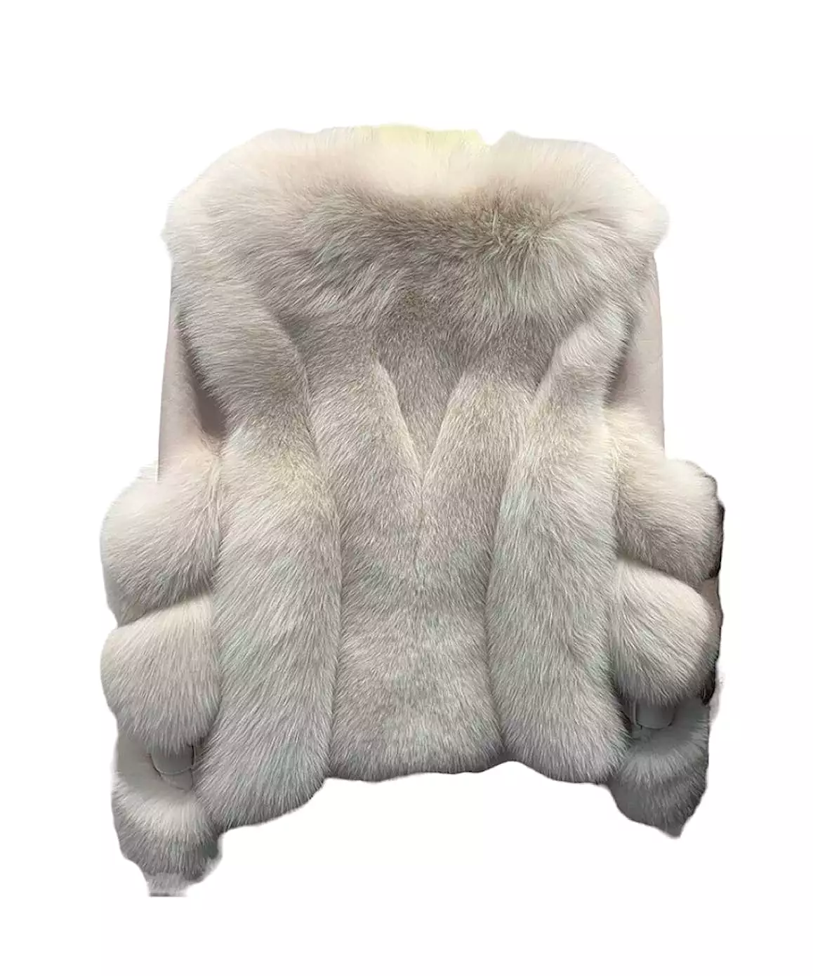 Fox Fur Sheepskin Leather Fur Coat