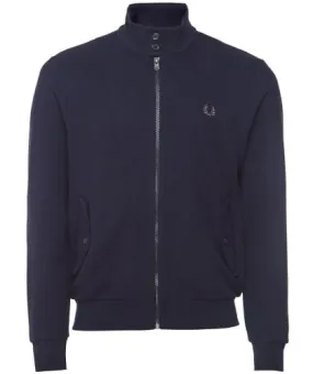 Fred Perry Navy Pique Harrington Jacket | Jules B