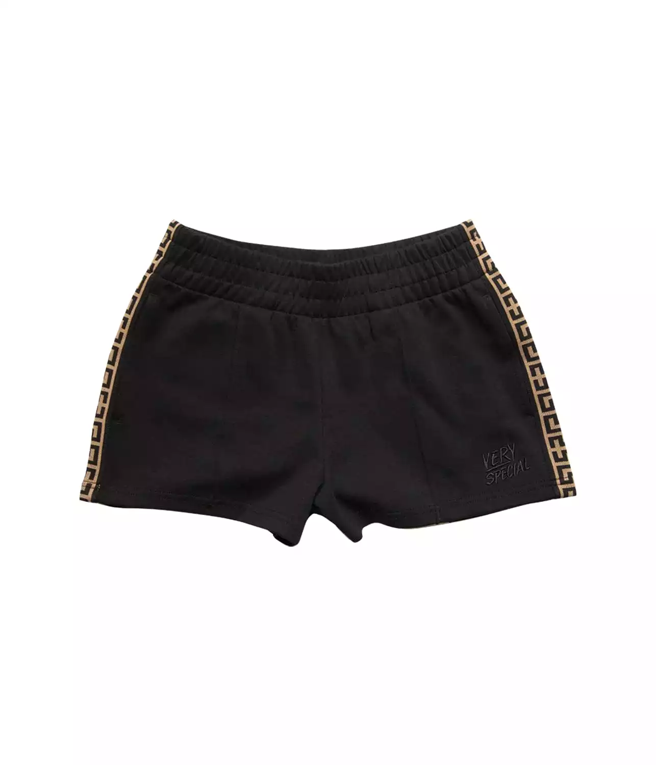 GEO TRACK SHORTS- BLACK