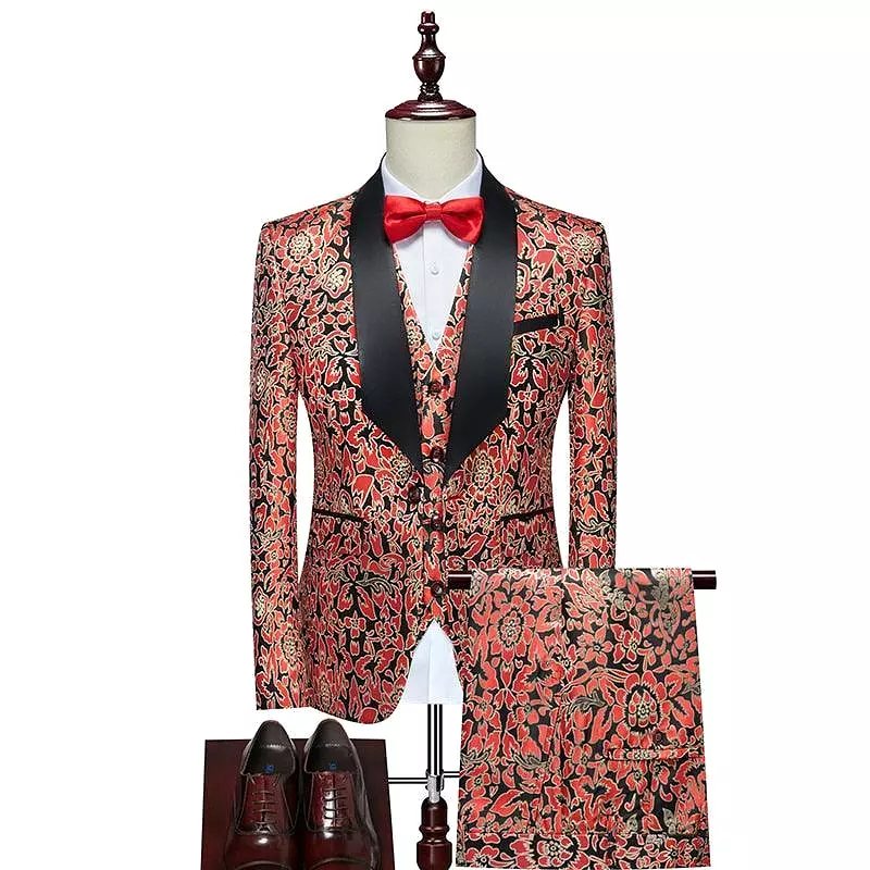 Giovanni Wild Three Piece Tuxedo Suit