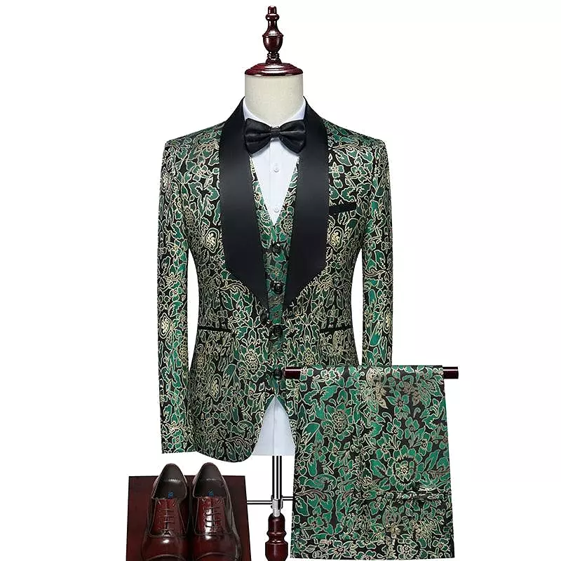 Giovanni Wild Three Piece Tuxedo Suit