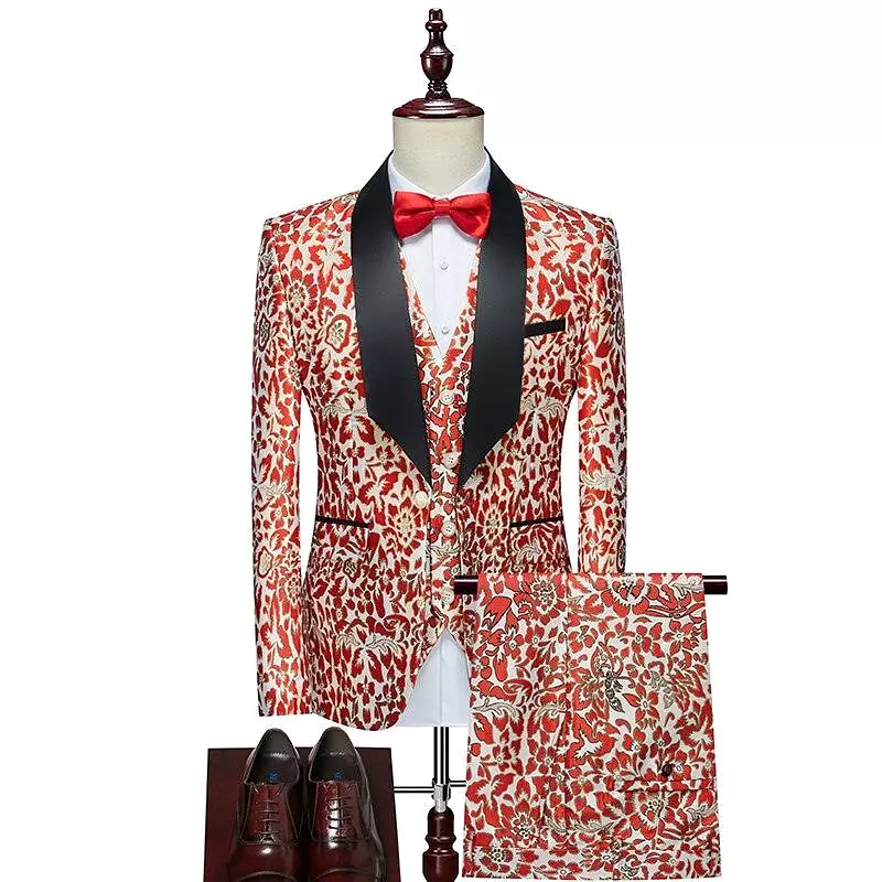 Giovanni Wild Three Piece Tuxedo Suit