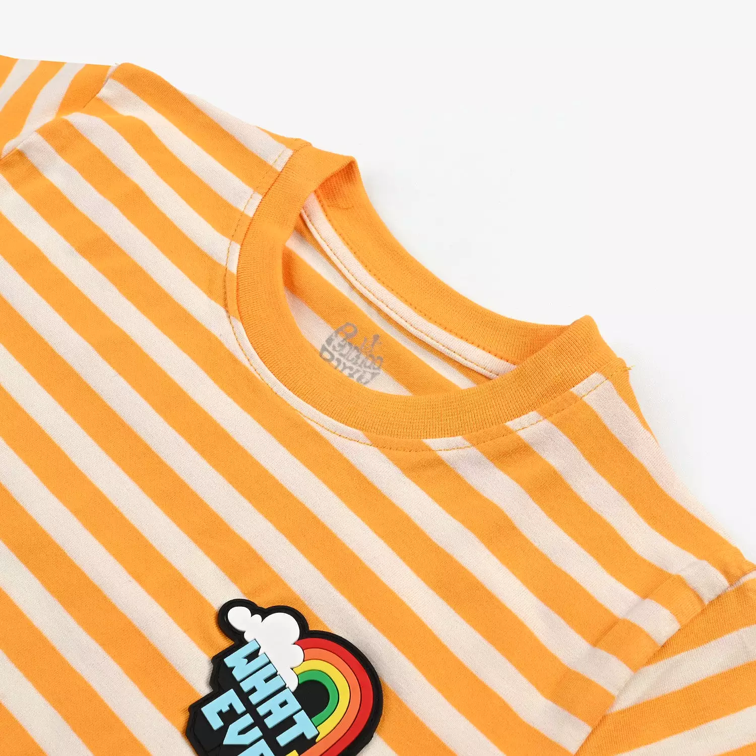 Girls Cotton Jersey T-Shirt H/S What Ever-Citrus