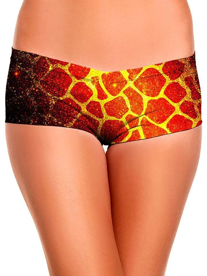 Golden Giraffe Booty Shorts