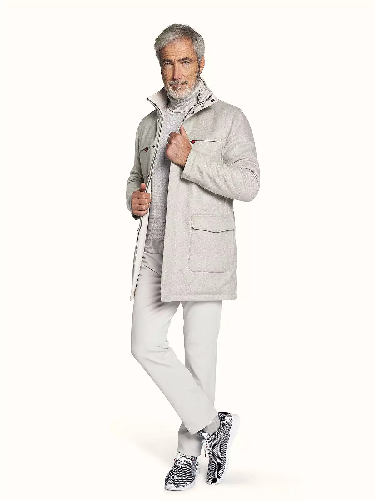 High Collar Overcoat