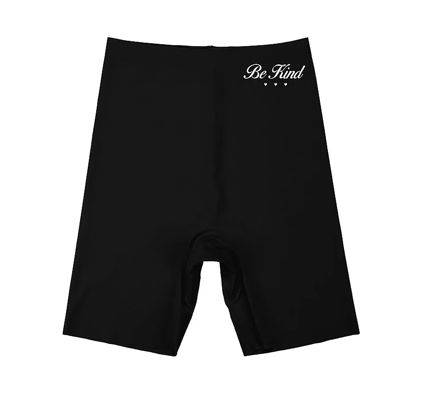 High Waist Lettering Print Seamless Under Shorts ZJ1