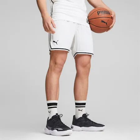 Hoops Team Men's Basketball Shorts | PUMA White | PUMA Basketball | PUMA 