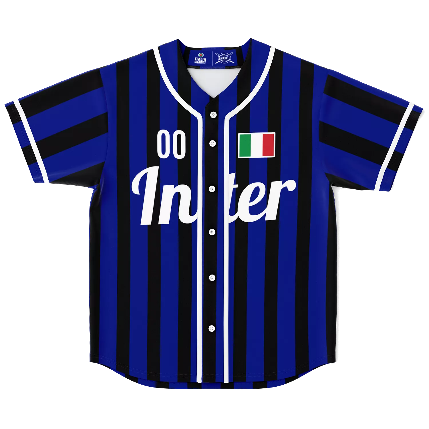 Inter Baseball Jersey - Custom Name + Number