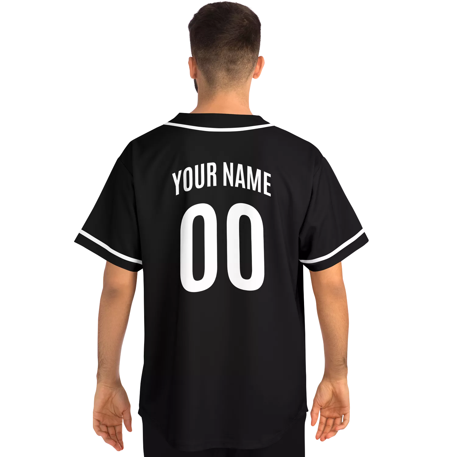 Italy Baseball Jersey - Black - Custom Name + Number