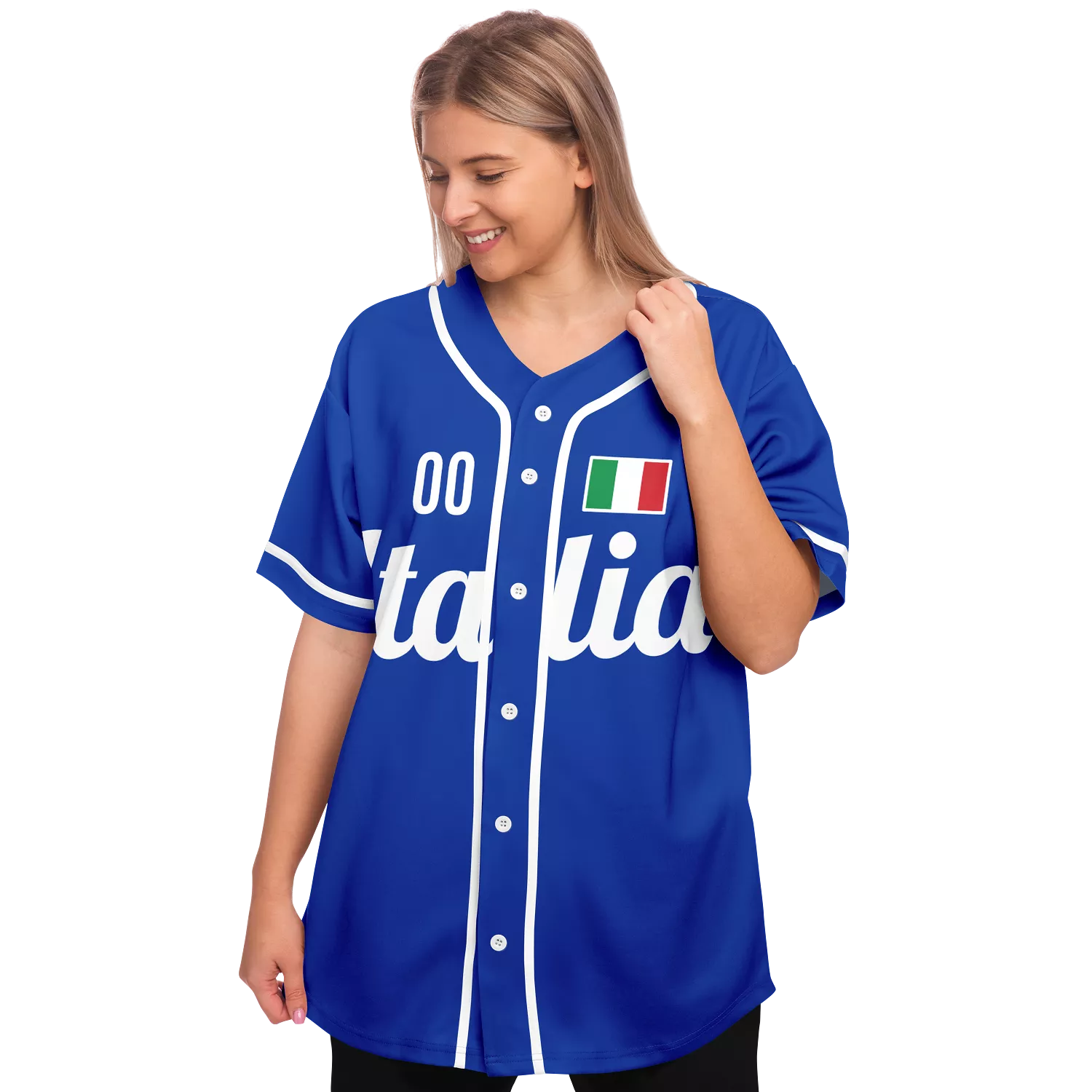 Italy Baseball Jersey - Custom Name + Number