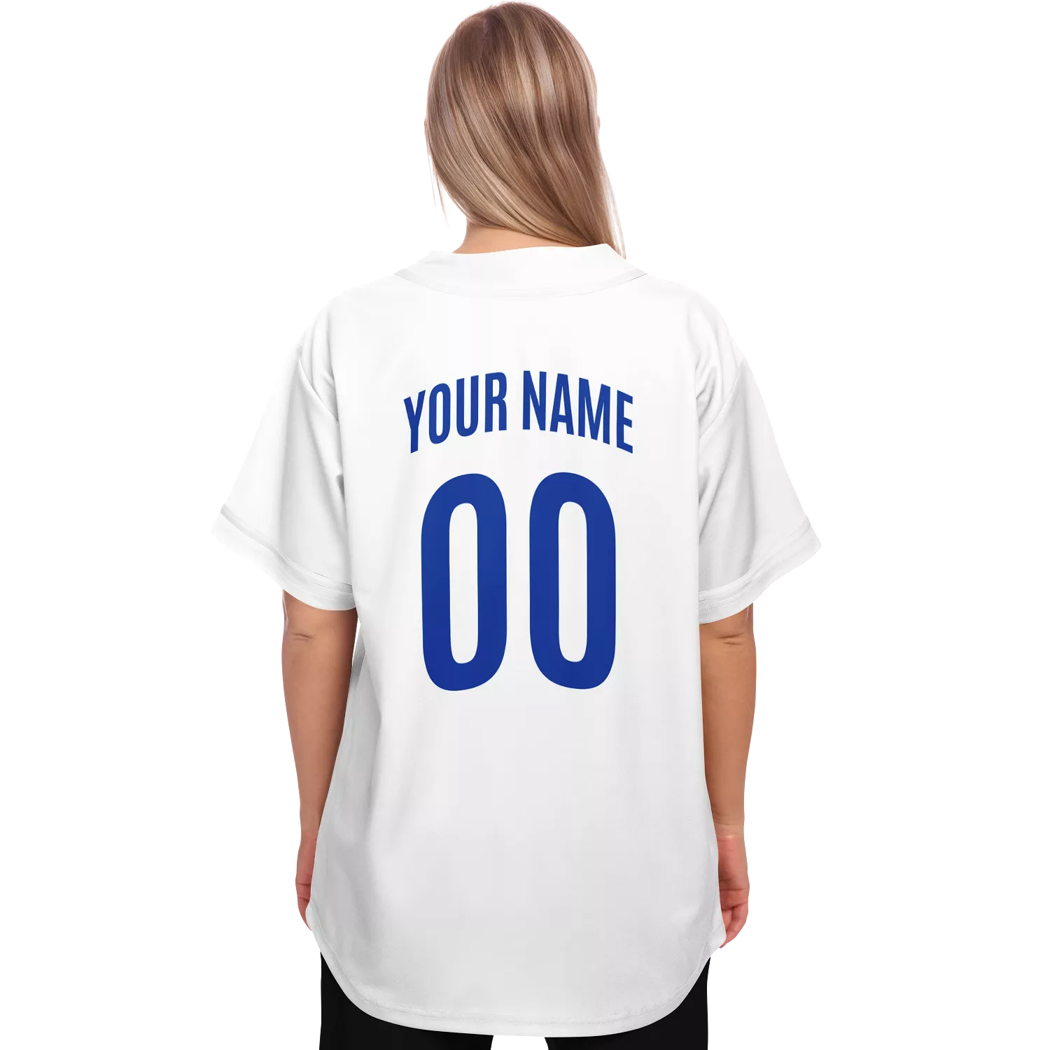 Italy Baseball Jersey - White - Custom Name + Number