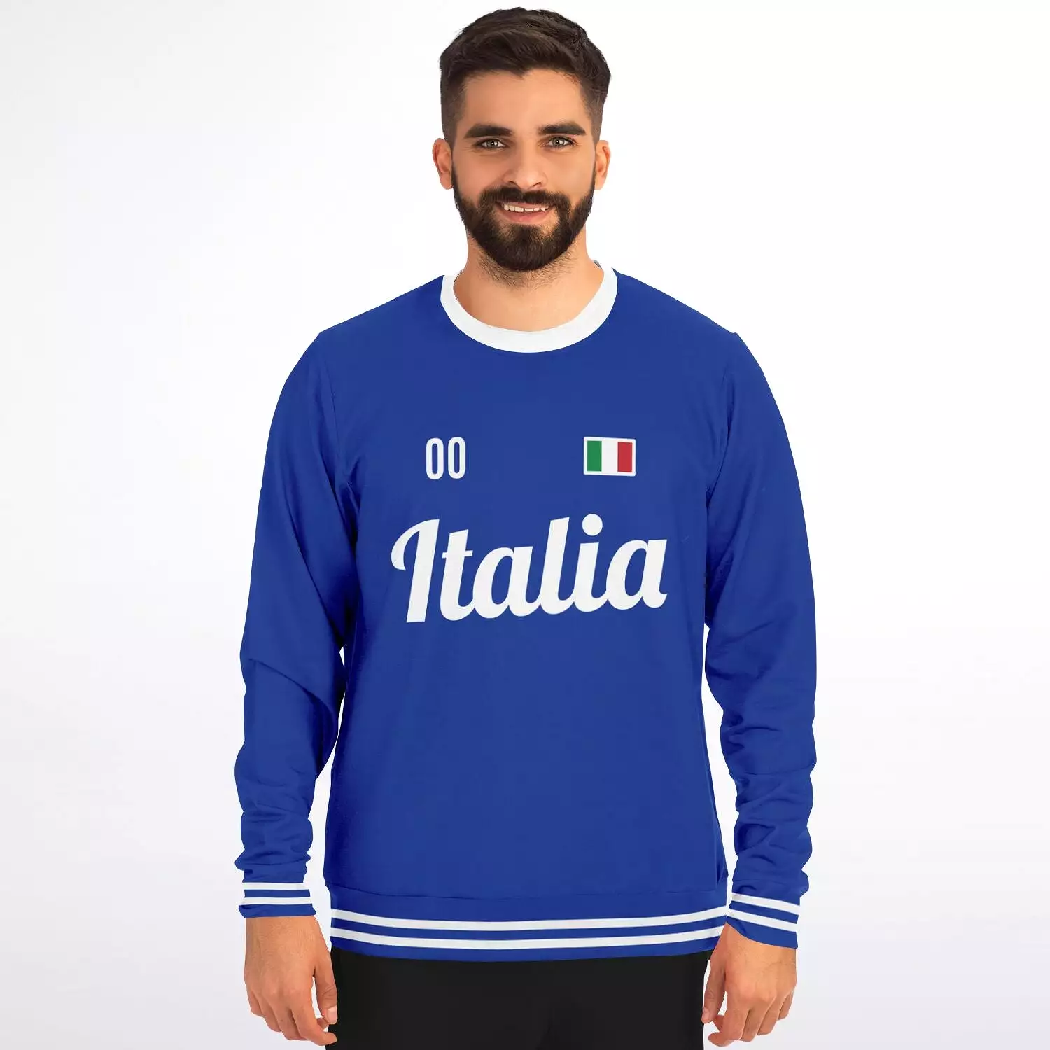 Italy Jersey Sweatshirt - Custom Name & Number