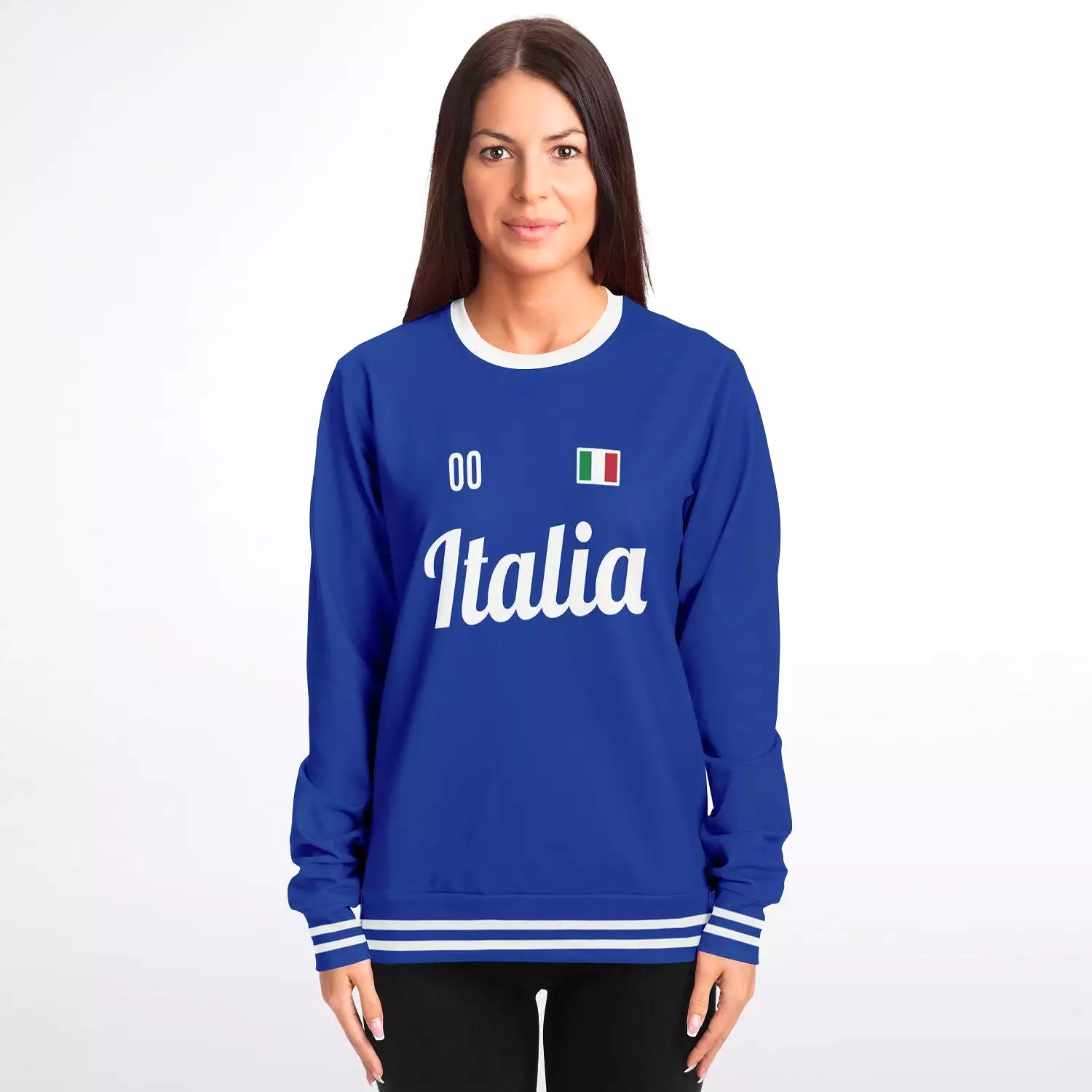 Italy Jersey Sweatshirt - Custom Name & Number