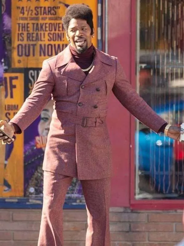 Jamie Foxx They Cloned Tyrone Purple Coat