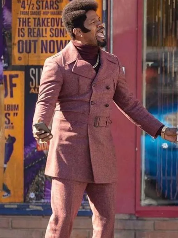 Jamie Foxx They Cloned Tyrone Purple Coat