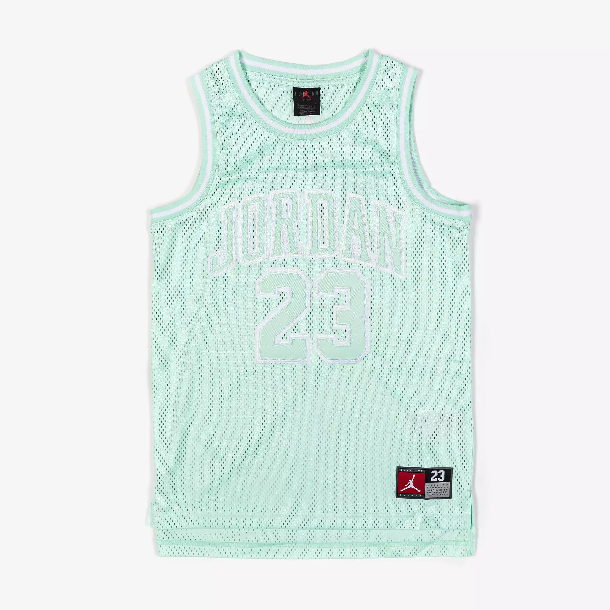 Jordan 23 Grade School Jersey (Mint/White)