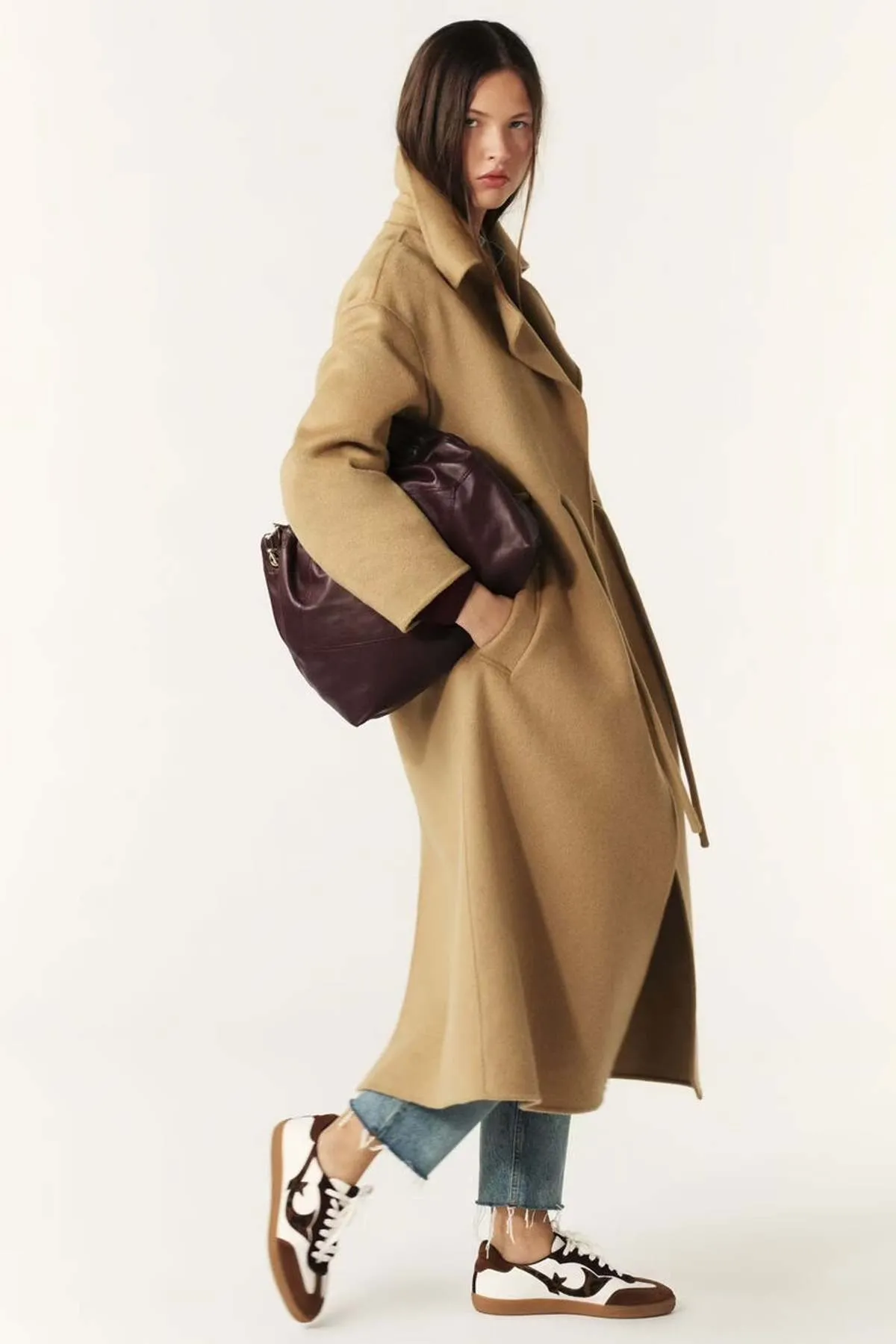 Kate Long Kate Coat - Camel