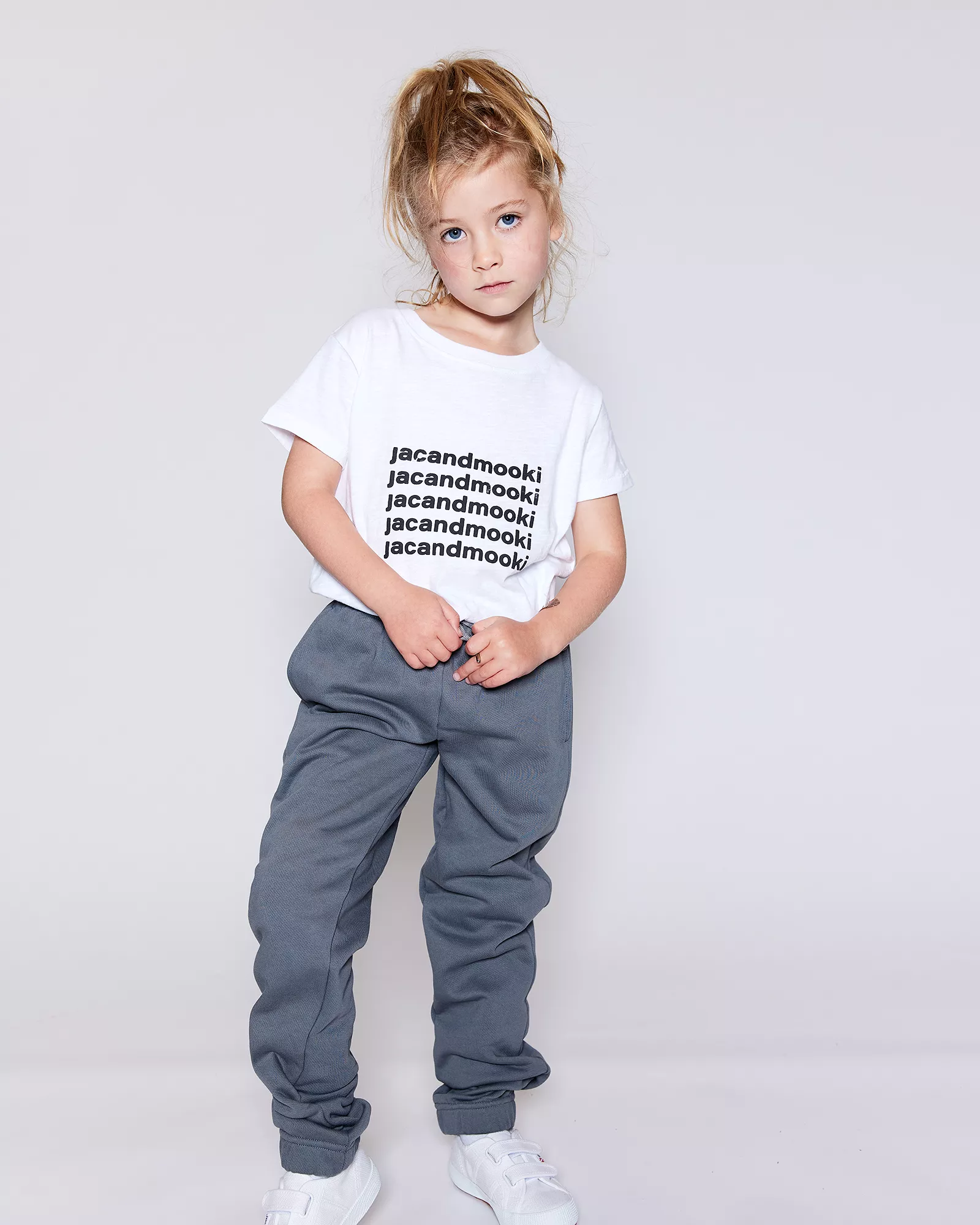 KIDS TRACK PANT - ULTIMATE GREY