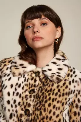 King Louie - Anais Coat Cheetah Fur