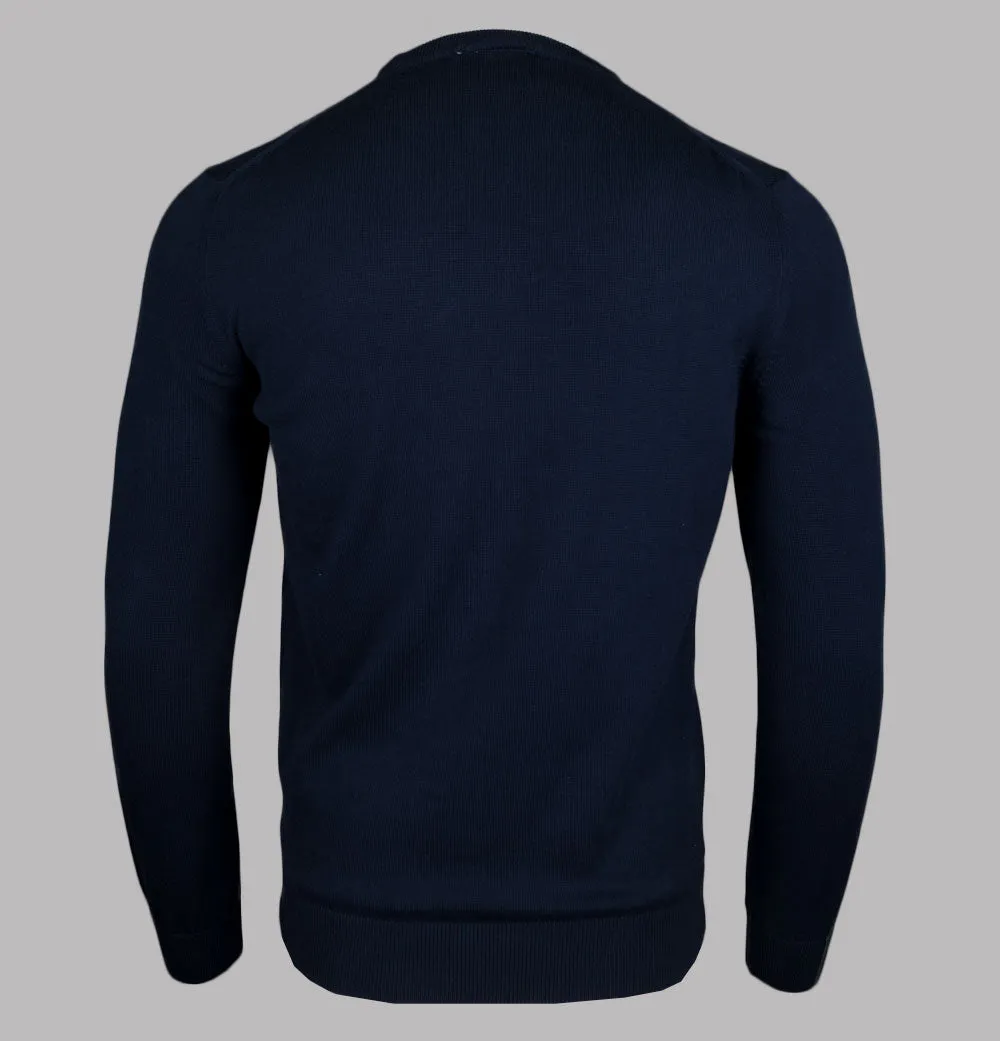 Lacoste Organic Cotton Sweater Navy